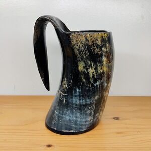 AleHorn Beer Mug Made Of Real‎ Animal Horn
